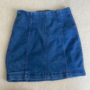 Great Condition Free People Denim Skirt